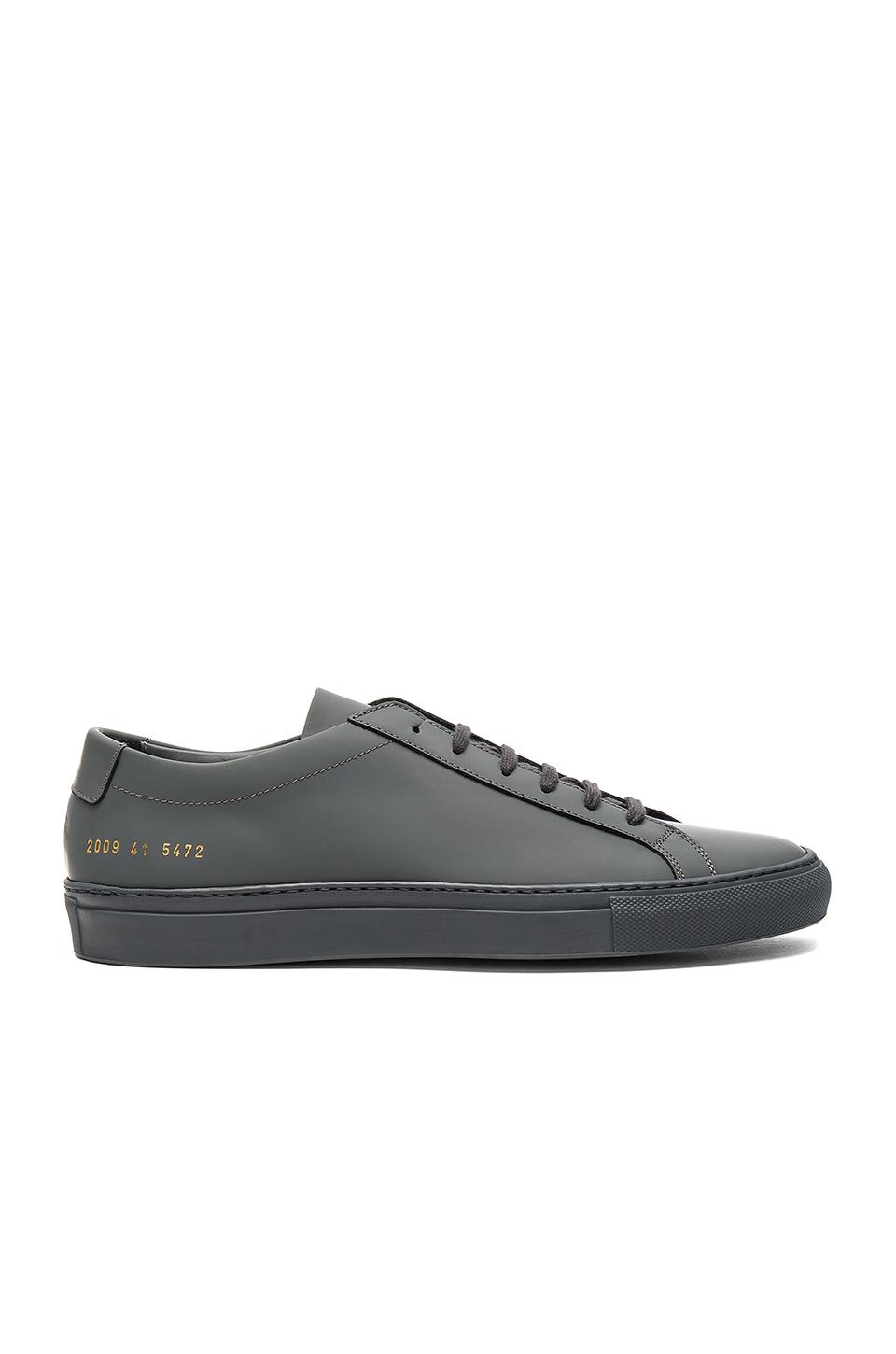 Common Projects Original Achilles Low Gummy Sneakers in Gray for